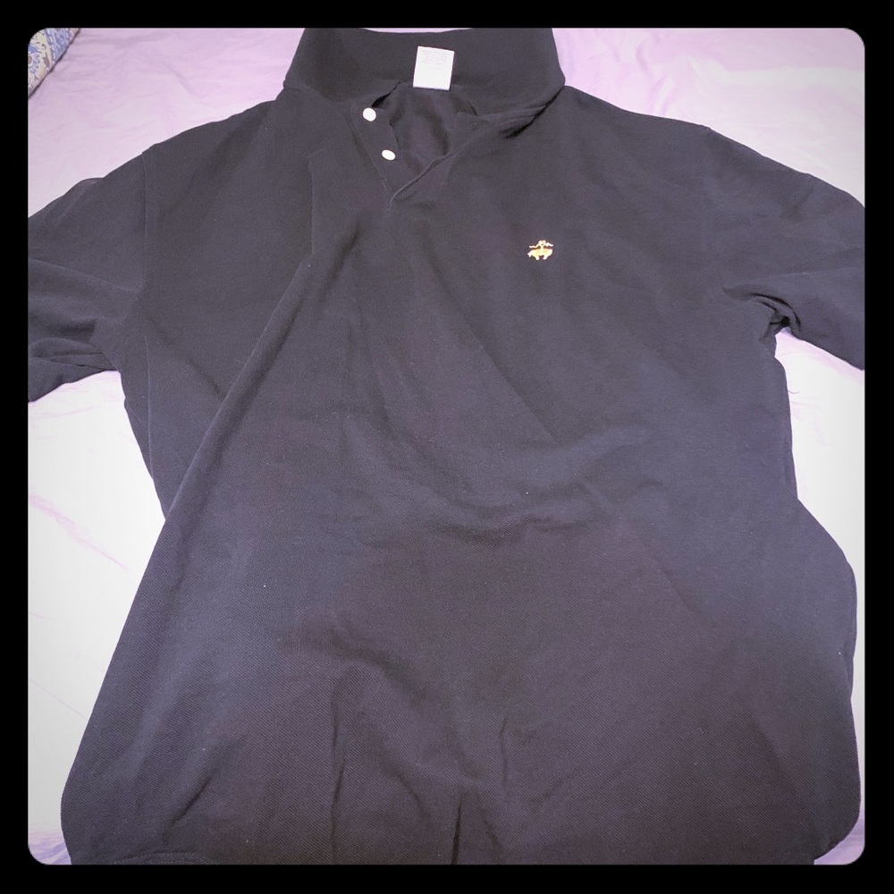 Brooks Bro’s. Black polo